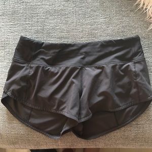 Lululemon speed up 2.5 black shorts. Great used condition